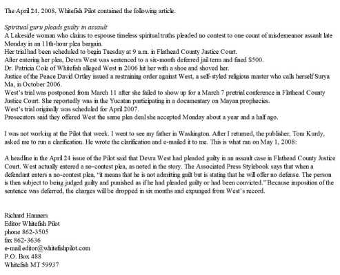 Rishi Devra, Devra West, OmniAwakening.org